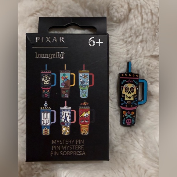 Pixar Accessories - Loungefly Disney Pixar Travel Cup Blind Box Enamel Pin Hot Topic Exclusive Coco
